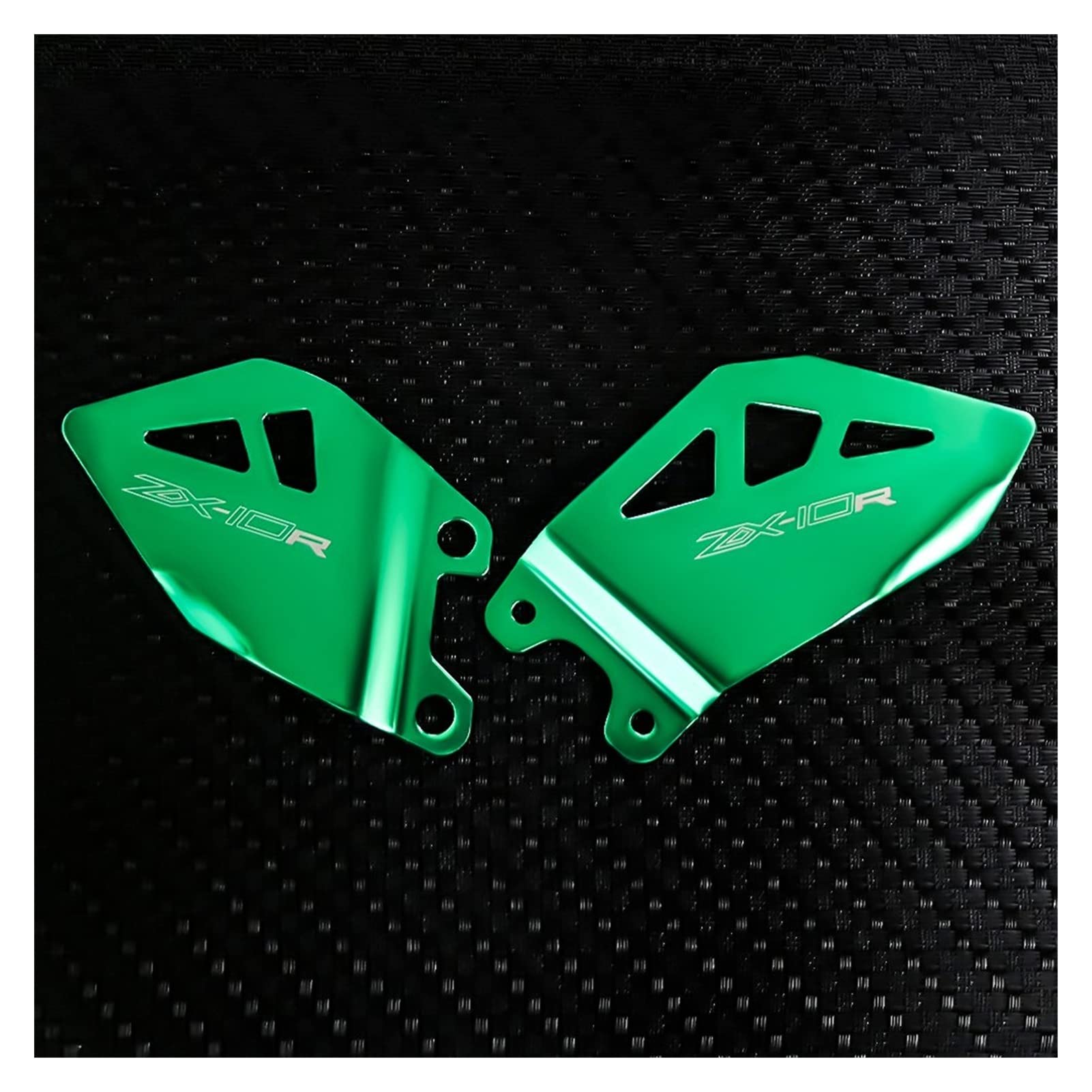  Guard Heel Plates Foot Peg Heel Plates Guard For KAWASAKI